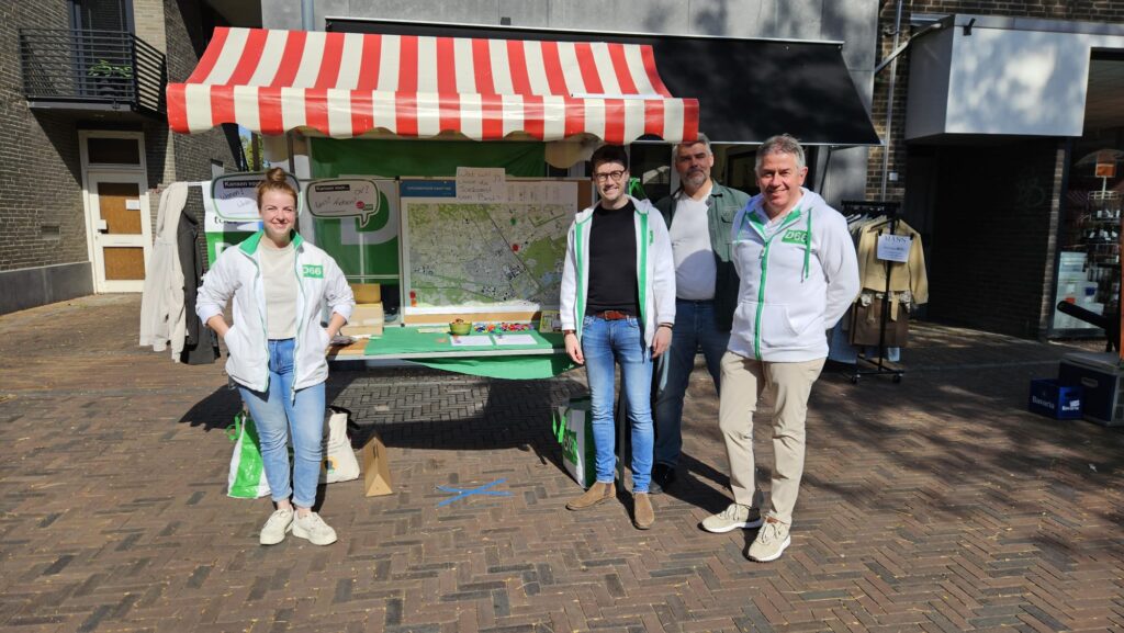 D66 Fractie in actie tijdens Best Bruist