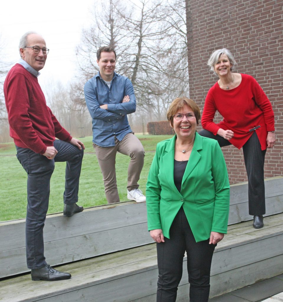 De 4 kandidaat-gemeenteraadsleden van D66 Bunnik