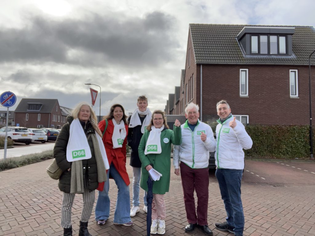D66 In Gesprek met bewoners in Wilnis
