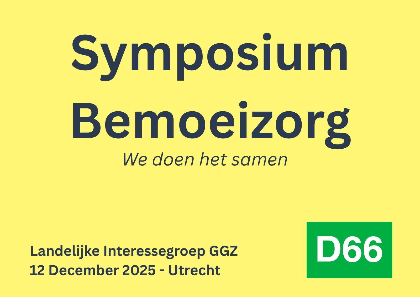 Onitcha spreekt op Symposium Bemoeizorg