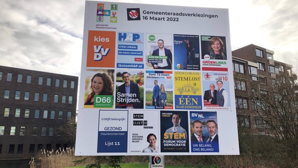 verkiezingsborden Haarlemmermeer