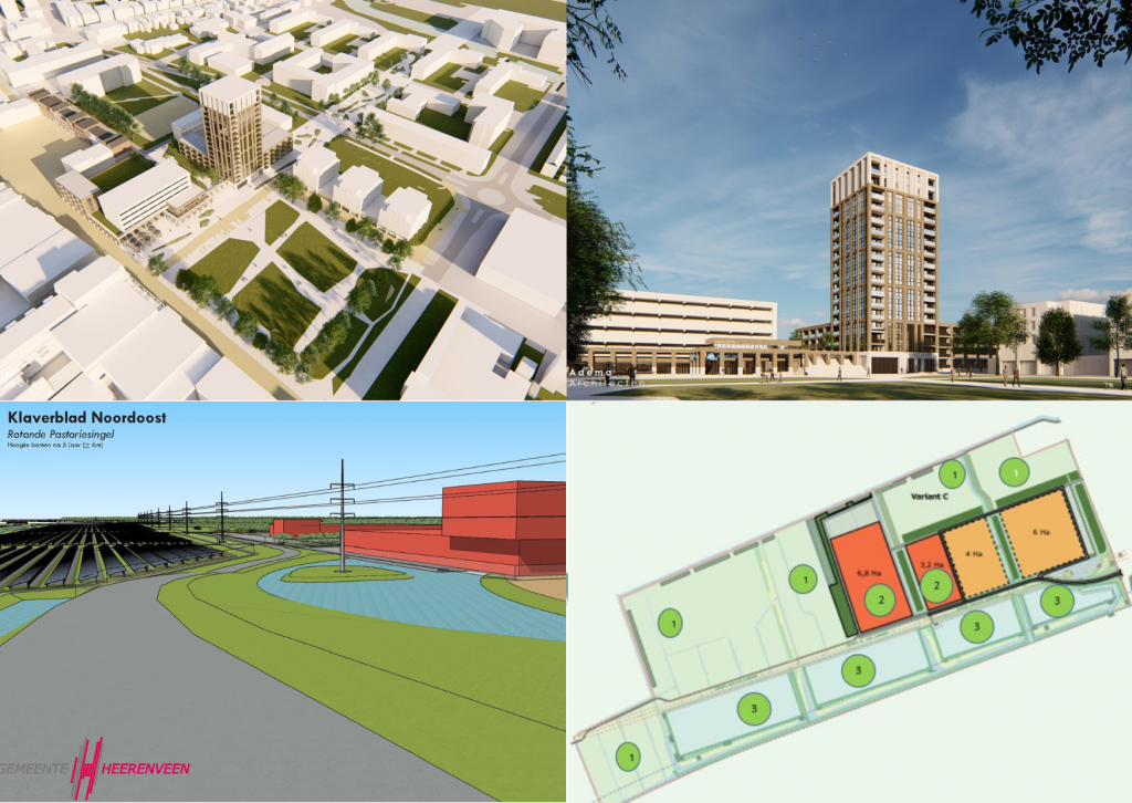 Overzicht van bouwplannen in de gemeente Heerenveen