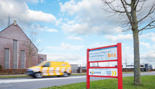 Bedrijventerrein binnen de hoeksche waard