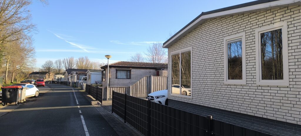 Het woonwagenkamp aan de Verlaatseweg in Steenwijk.