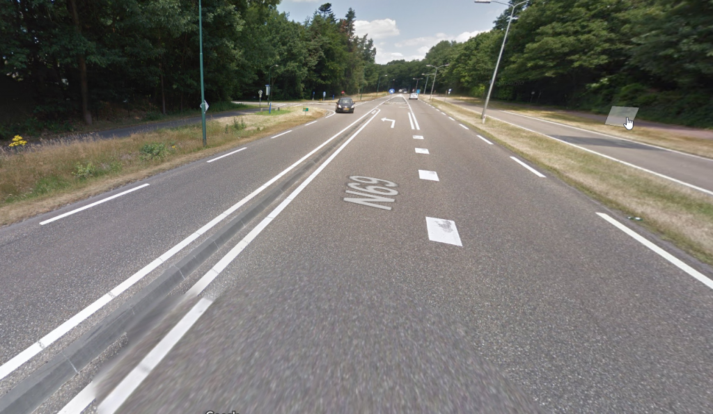 Lissevenlaan wegafsluiting N69 Eindhovenseweg